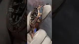Full Rose Gold Rolex GMT Master II Rootbeer Cal.3285 Automatic Movement Ceramic Bezel #rolex #watch