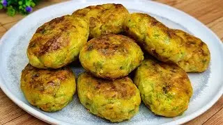 Zucchini with oatmeal tastes better than meat! Healthy and delicious!