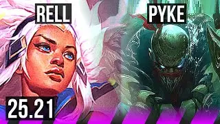 RELL & Yunara vs PYKE & Ashe (SUP) | KR Grandmaster | 25.21