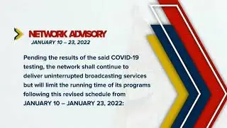 PTV-4 Network Advisory (08 January 2022)