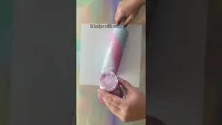 This artist has a secret to making a perfectly blended tumbler! #shorts #craftbooth