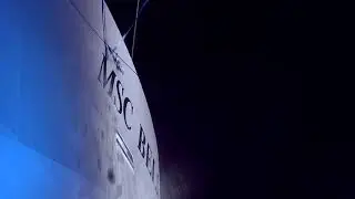 MSC Bellissima Christening Bottle Smash