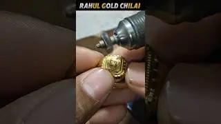 Simple Chilai Gold Anguthi for Man ✨ | Beautiful & Elegant Design #rahulgoldchilai #gold #shorts