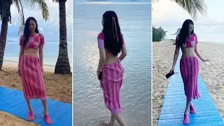 Jennie dancing on Hawaii beach | La Splash - Jacquemus's S/S 2022 Runway Show