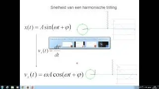 Trillingen 3 Snelheid en versnelling van een trilling