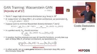 Costis Daskalakis (MIT) -- Improving GANs using Game Theory and Statistics