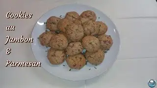 Recette COOKIES Salés au JAMBON et PARMESAN🥓 🧀