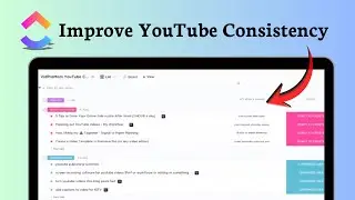 How to plan YouTube videos in ClickUp (Publishing Clarity)