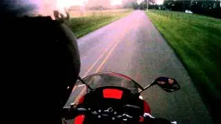 me and my girlfriend.... our first ride with the gopro