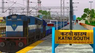 51701 Jabalpur Rewa Shuttle Passenger Arrive and Departure from Kanti junction | WCRv1 | NTG Gaming