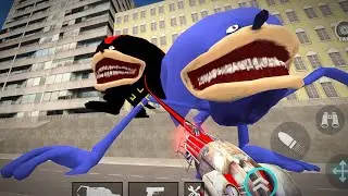 Run Or Die! 💀 Blue & Black Nextbot Vs Player | Playground Mod