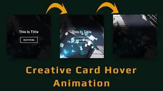 CSS Animated Image / Card Hover Effect Using Pure CSS 01 | #DeveloperHub