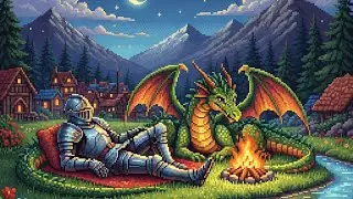 Traveler&hellip; Campfire crackles, dragon keeps the night peaceful