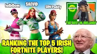 Ranking the TOP 5 BEST Irish Fortnite Players! 🇮🇪