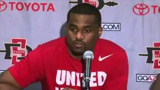CHASE TAPLEY AND JAMAAL FRANKLIN POSTGAME vs. SD CHRISTIAN
