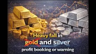 Heavy fall in gold and silver, profit booking or warning ?