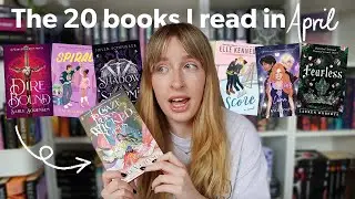 The 20 books I read in April 📚✨ April reading wrap up