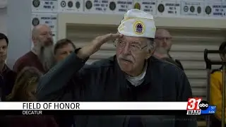 Military service members honored in Decatur's Field of Honor celebration