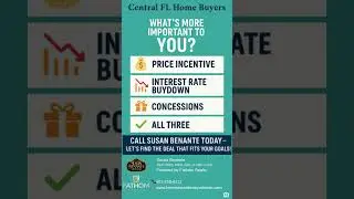 Buydown? Incentives? Concessions? Let&rsquo;s Get You the Best Deal! #floridarealestate