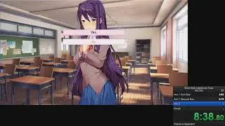 Doki Doki Literature Club All CGs Speedrun (12:21)