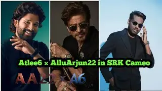 Atlee6 &times; AlluArjun22 in the Project SRK Cameo in the Climax scenes.