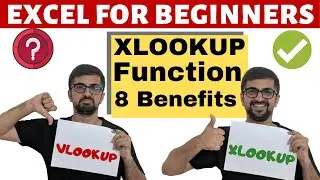XLOOKUP In Excel | Hindi | XLOOKUP vs VLOOKUP | XLOOKUP के 8 फ़ायदे (हिंदी) | Lecture 5 Neeraj Arora