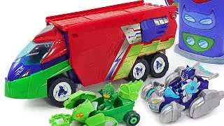 PJ Masks PJ Launching Seeker Transforming truck! Destroy the Big Bad Truck! | DuDuPopTOY