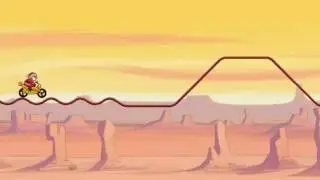 Bike Race   Playing Levels Backwards With Santa Bike!  REVERSED
