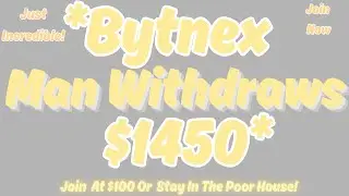 *Bytnex*|Affliate Withdraws $1450 From The Platform!|Join Now Below!