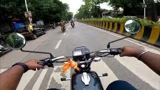 Ind Suzuki AX 100 Test Ride | India's First 2 Stroke Bike #ax100