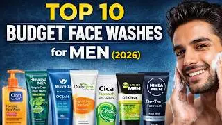 Top 10 Budget Face Washes for Men 2026 / Cheap & Best (Affordable) Face Washes / MHFT