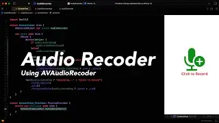 Audio Recoder | AVAudioRecoder | 1minSwiftUI