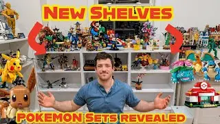 Установлены новые полки для LEGO! Представлены наборы Pokemon и многое другое!