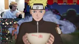 xQc Reacts To Naruto And The Rest of Team 7 Arrive On The Fortnite Island