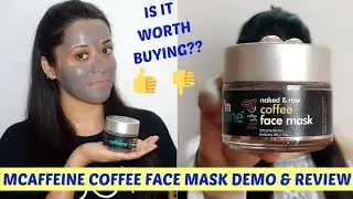 mCaffeine Naked & Raw Coffee Face Mask Demo and Review | Just another girl
