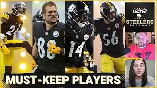 Steelers' Joey Porter Jr., Kenneth Gainwell among Top Players to Keep | Trade T.J. Watt? | WR Grades