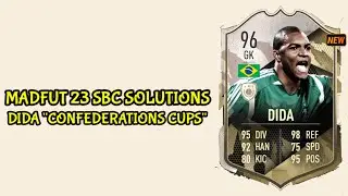ЛЕГКО!! Madfut 23 Dida Sbc Confederations Cups Sbc Solutions