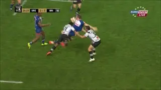 Benito Masilevu pick up hit on Chris Farrell