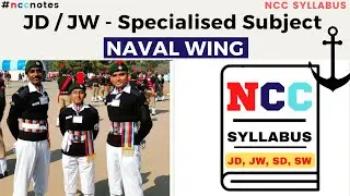 JD JW Naval Wing Specialized Subject NCC Syllabus