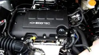 2012 Chevrolet Sonic LT, silver - Stock# 606526 - Engine