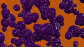 Groovy Striped Metaball Animation 4K 60FPS | Retro 70s Lava Lamp & Aesthetic Background | 1 Hour