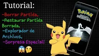 COMO BORRAR una partida de pokemon negro