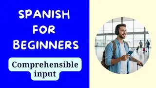 Spanish Listening Practice ✈️ Carlos at the Airport (with Vocabulary)