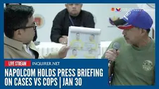 LIVE: Napolcom holds press briefing on cases vs cops | Jan 30