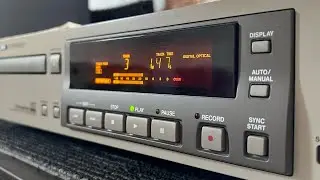 TASCAM業務用CD-RWレコーダー録音と再生してみました。