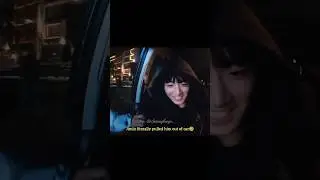 Jimin literally pulled JK out of the car to unfreeze him🤭🤣