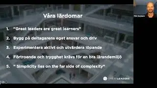 5 l&auml;rdomar fr&aring;n utbildningsf&ouml;retaget Great Leaders: Ledarskapsutbildning f&ouml;r den nya tiden