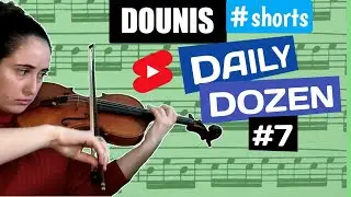 Practice🎻 | Dounis Daily Dozen: Seventh Exercise | #shorts