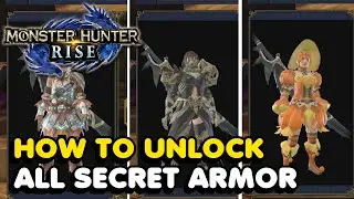 Как открыть все 11 секретных комплектов брони в Monster Hunter Rise