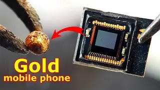 how to gold recovery from cell phones use old camera image sensor  in mobile phones